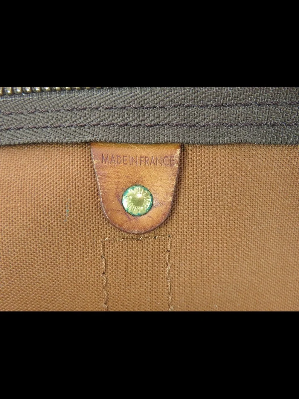 Louis Vuitton Monogram Canvas Keepall Duffel in Brown and Tan